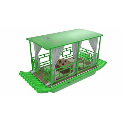 Elektromos szabadidős bambuszcsónak